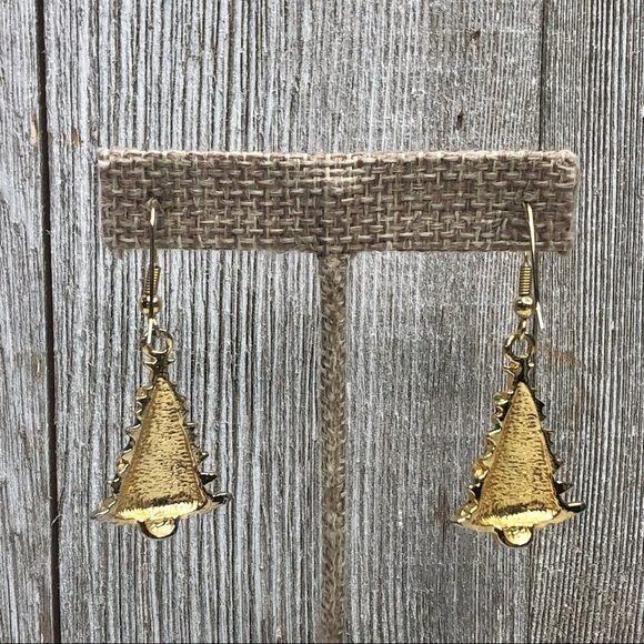 Christmas Tree Hook Earrings - Picture 3 of 5